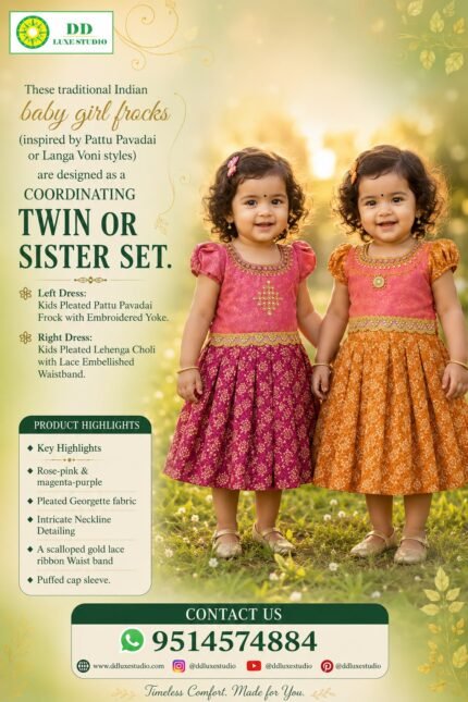 Baby Girl fracks- Twin or Sister Set