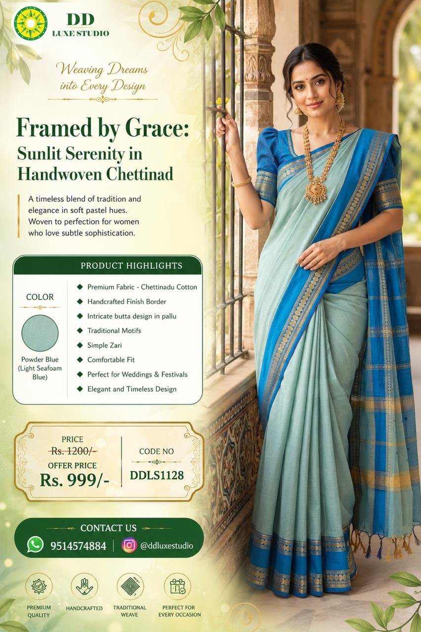 Cotton saree