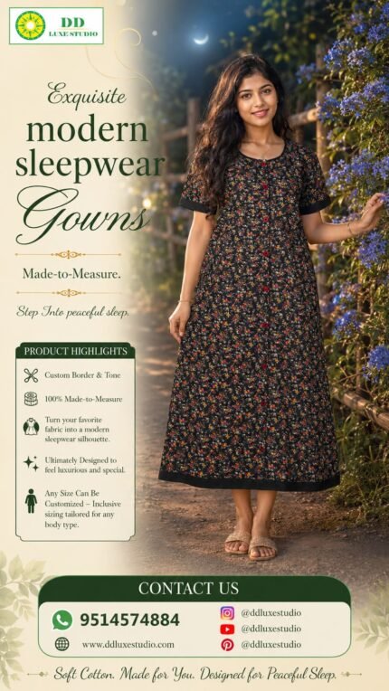 Modern sleepwear Gowns